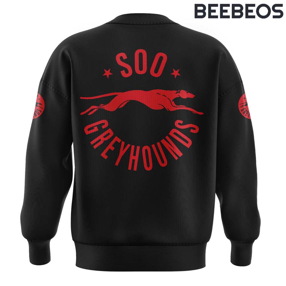 Soo Greyhounds Back In Black 2024 Sweatshirt