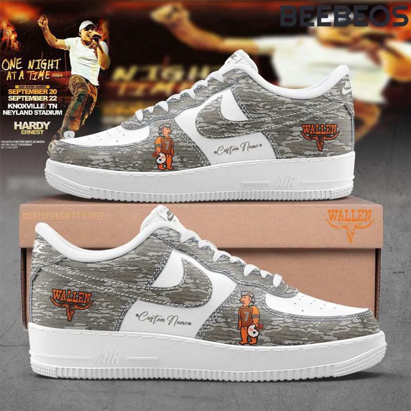 Tennessee Volunteers x Morgan Wallen Camo Mossy Oak Air Force 1 Shoes AF1 Limited Sneakers Tennessee Volunteers x Morgan Wallen Camo Mossy Oak Air Force 1 Shoes AF1 Limited Sneakers
