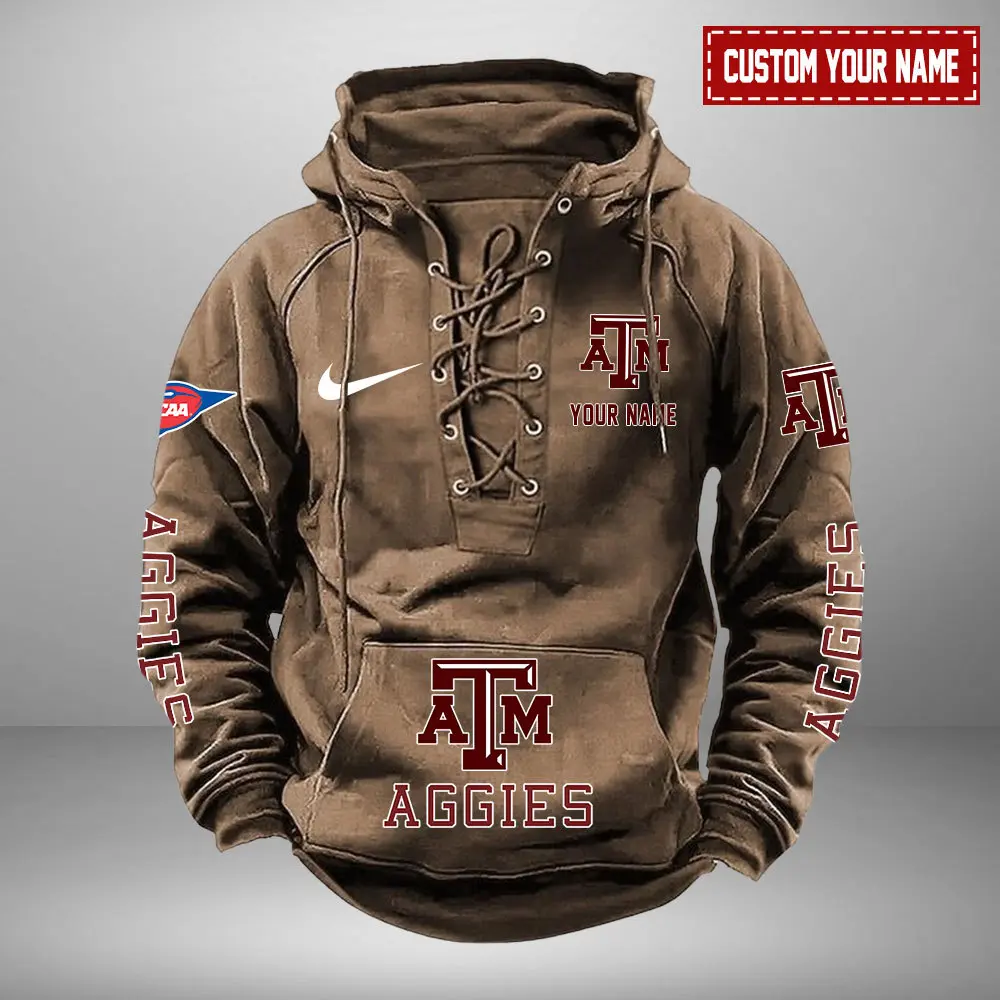 Texas-AM-Aggies-NCAA-Swoosh-Hooded-Lace-Up-Hoodie-Vintage-Retro-Hoodie-Custom-Name-2