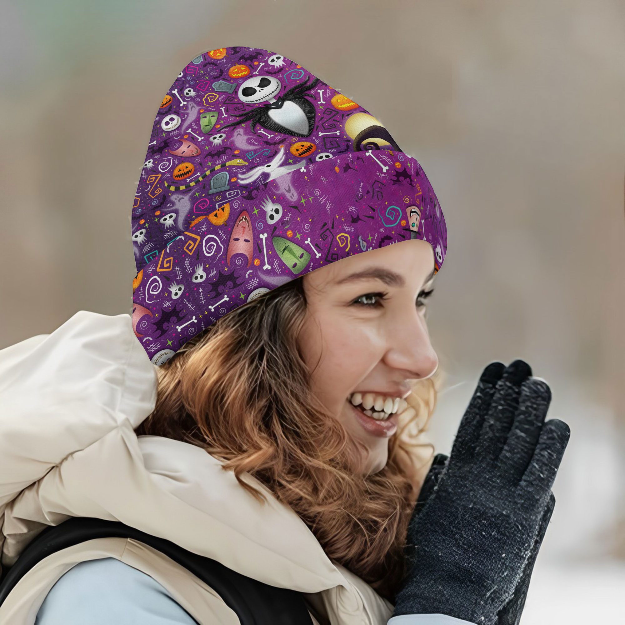 The-Nightmare-Before-Christmas-Beanie-Hat-Wool-Winter-Hat-WBH1170-1