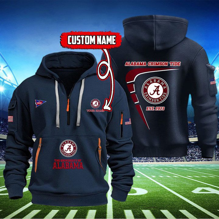 Alabama-Crimson-Tide-Quarter-Zip-Hoodie-NCAA2099-3