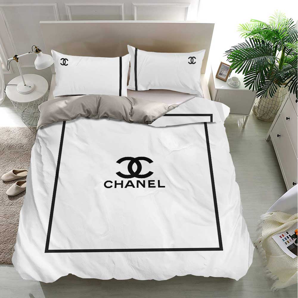 Chanel Luxury Bedding Set Bedroom Decor BSL1011 Chanel Luxury Bedding Set Bedroom Decor BSL1011