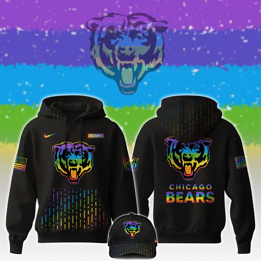Chicago-Bears-NFL-x-Happy-Pride-Month-Unisex-Hoodie-Set-GHS2038 Chicago Bears NFL x Happy Pride Month Unisex Hoodie Set GHS2038