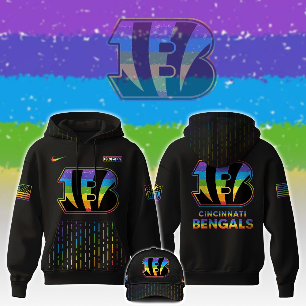 Cincinnati-Bengals-NFL-x-Happy-Pride-Month-Unisex-Hoodie-Set-GHS2037 Cincinnati Bengals NFL x Happy Pride Month Unisex Hoodie Set GHS2037