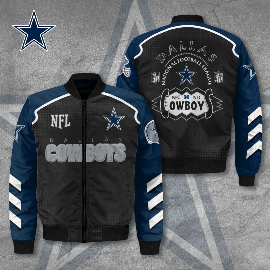 Dallas-Cowboys-3D-Bomber-Jacket-CGN5019 Dallas Cowboys 3D Bomber Jacket CGN5019
