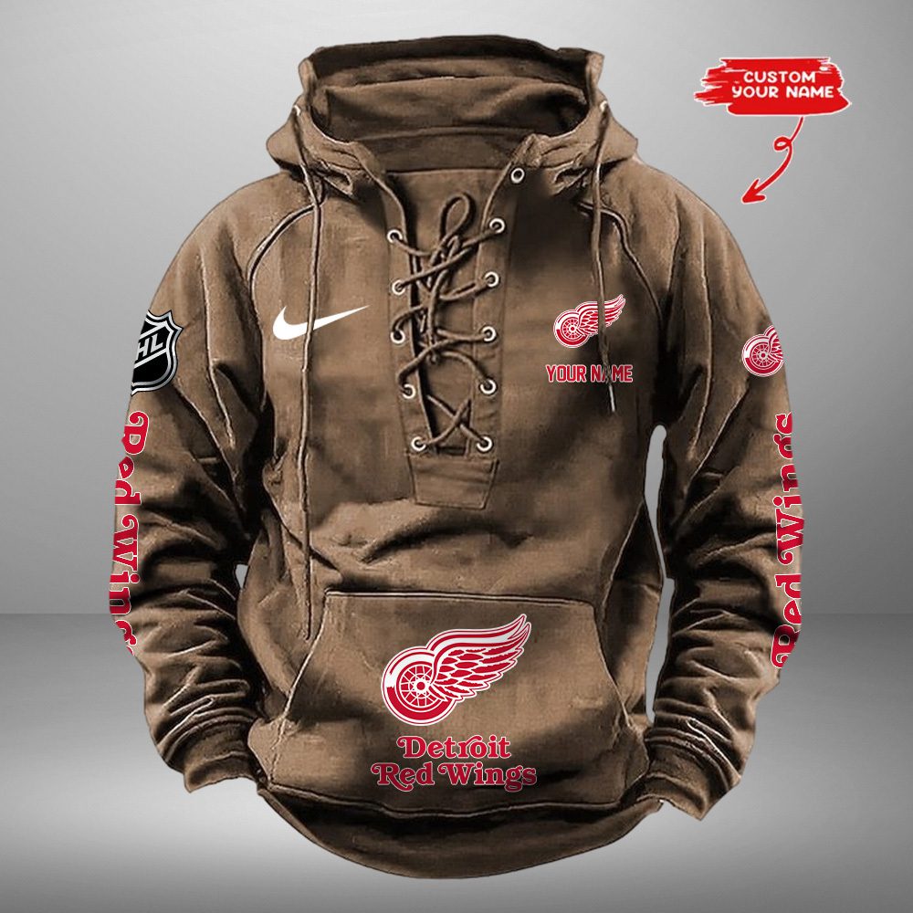 Detroit-Red-Wings-NHL-Swoosh-Hooded-Lace-Up-Retro-Vintage-Hoodie-Custom-Name-2