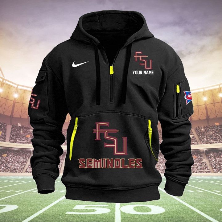 Florida-State-Seminoles-Quarter-Zip-Hoodie-NCAA2117 Florida State Seminoles Quarter Zip Hoodie NCAA2117