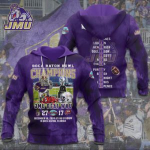 James Madison Dukes Football Performance Unisex Hoodie CGN5383