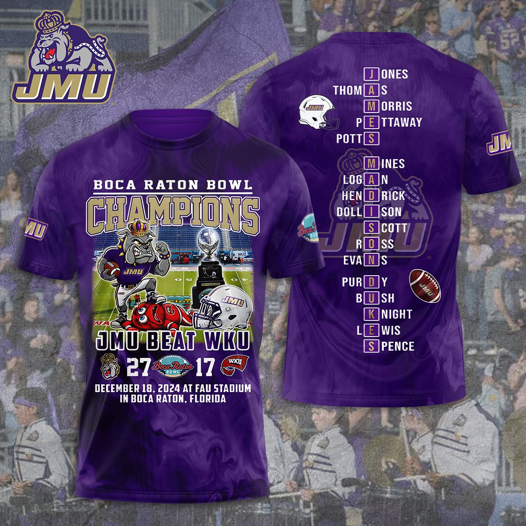 James-Madison-Dukes-Football-Performance-Unisex-T-Shirt-CGN5103 James Madison Dukes Football Performance Unisex T-Shirt CGN5103