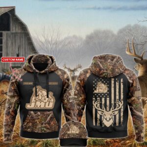 James Madison Dukes NCAA x Hunting Unisex Hoodie Cap Joggers Set 2024/25 HCJ1050