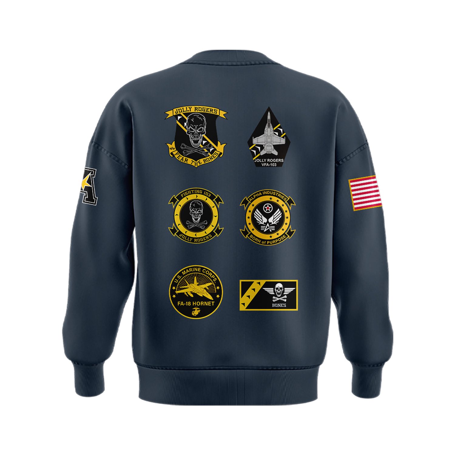 Jolly-Rogers-Navy-Midshipmen-Sweatshirt-BCT1043-2