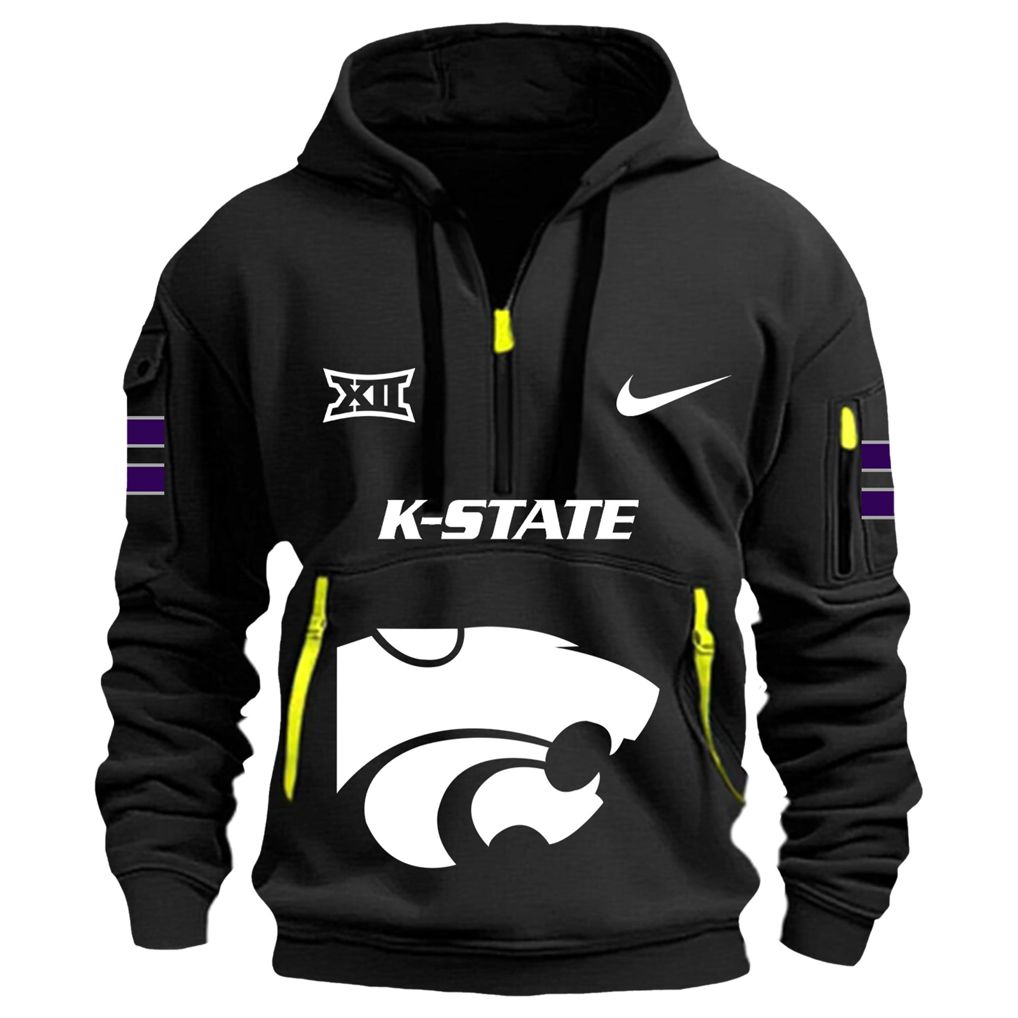 Kansas-State-Football-2024-Black-Hoodie-BHD6017-1