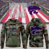 Kansas State Wildcats Football 2024 Military Appreciation Hoodie BHD6015