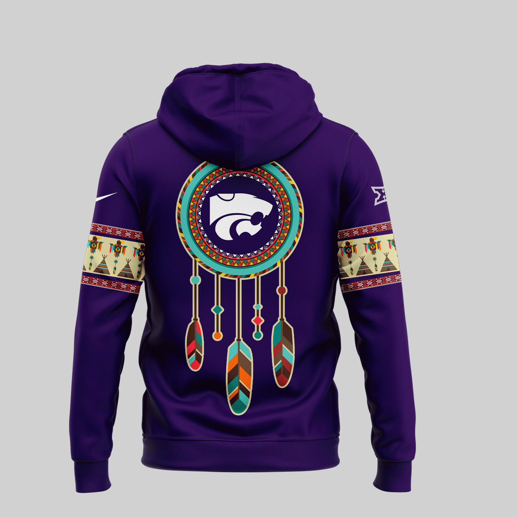 Kansas-State-Wildcats-Football-Native-American-Heritage-Hoodie-BHD6011-2