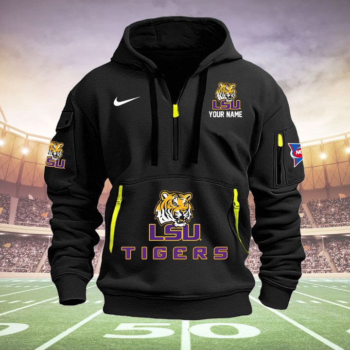 LSU-TIGERS-Quarter-Zip-Hoodie-NCAA2111 LSU TIGERS Quarter Zip Hoodie NCAA2111