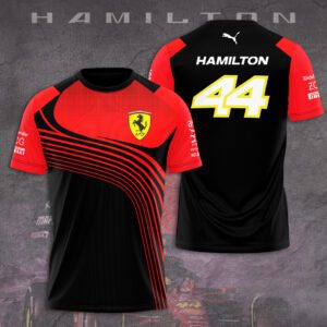 Lewis Hamilton x Scuderia Ferrari Performance Unisex T-Shirt CGN5023