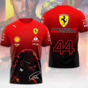 Lewis Hamilton x Scuderia Ferrari Performance Unisex T-Shirt CGN5029