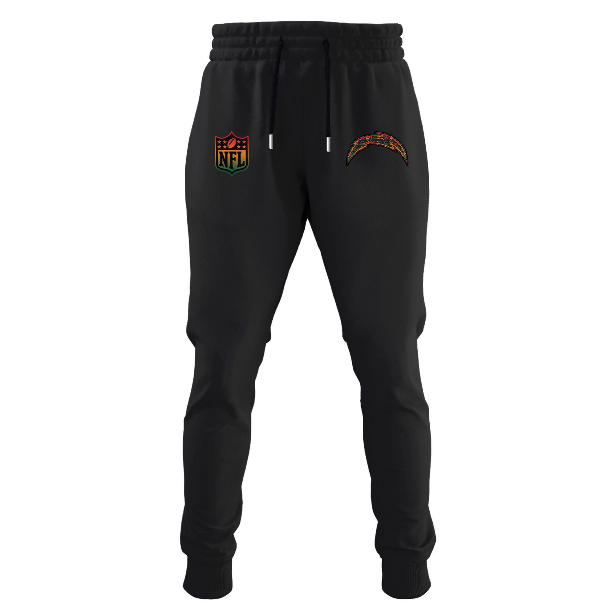 Los-Angeles-Chargers-NFL-Black-History-Month-Unisex-Hoodie-Set-GHS2018-4
