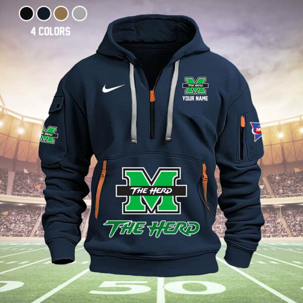 Marshall-Thundering-Herd-Quarter-Zip-Hoodie-NCAA2059-5