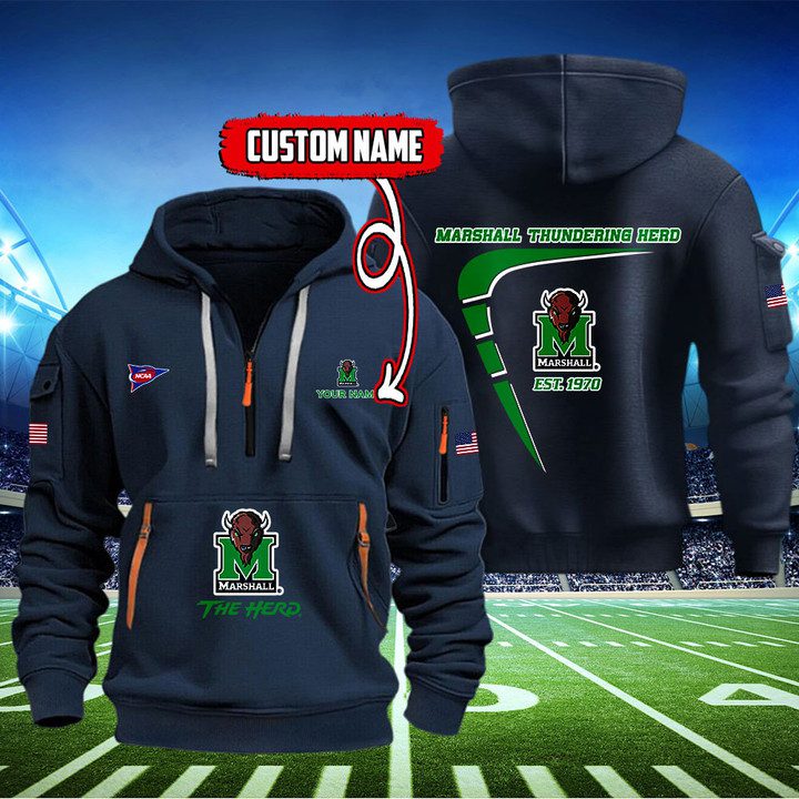 Marshall-Thundering-Herd-Quarter-Zip-Hoodie-NCAA2088-3