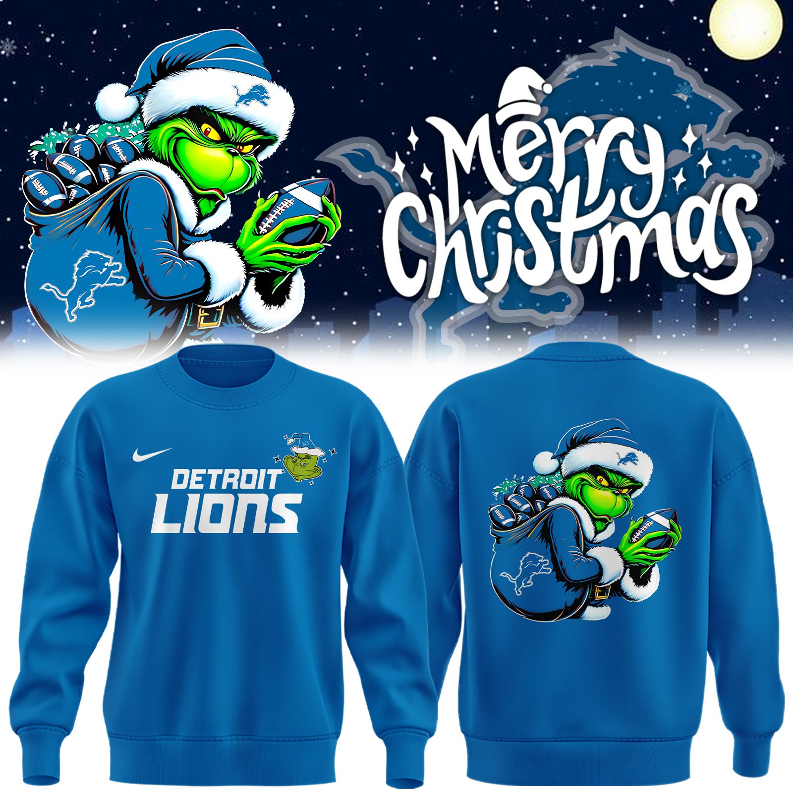 Merry-Christmas-Detroit-Lions-Sweatshirt-BCT1047 Merry Christmas Detroit Lions Sweatshirt BCT1047