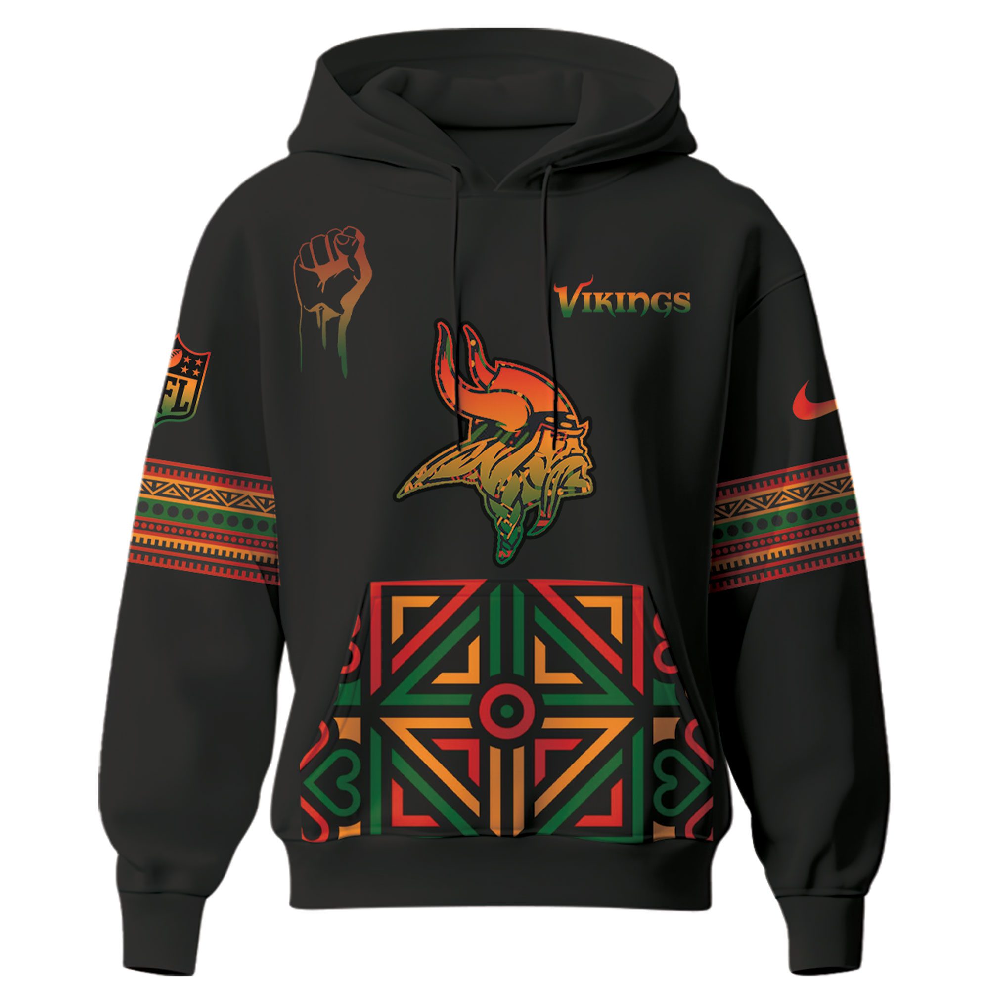 Minnesota-Vikings-NFL-Black-History-Month-Unisex-Hoodie-Set-GHS2031-1