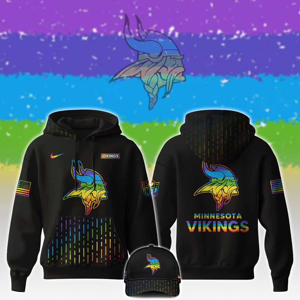 Minnesota-Vikings-NFL-x-Happy-Pride-Month-Unisex-Hoodie-Set-GHS2051 Minnesota Vikings NFL x Happy Pride Month Unisex Hoodie Set GHS2051