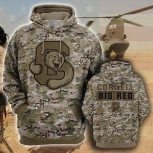 NCAA Cornell Big Red Camouflage Unisex Hoodie NCAA2394