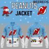 New Jersey Devils Peanuts & Snoopy Night Baseball Jacket