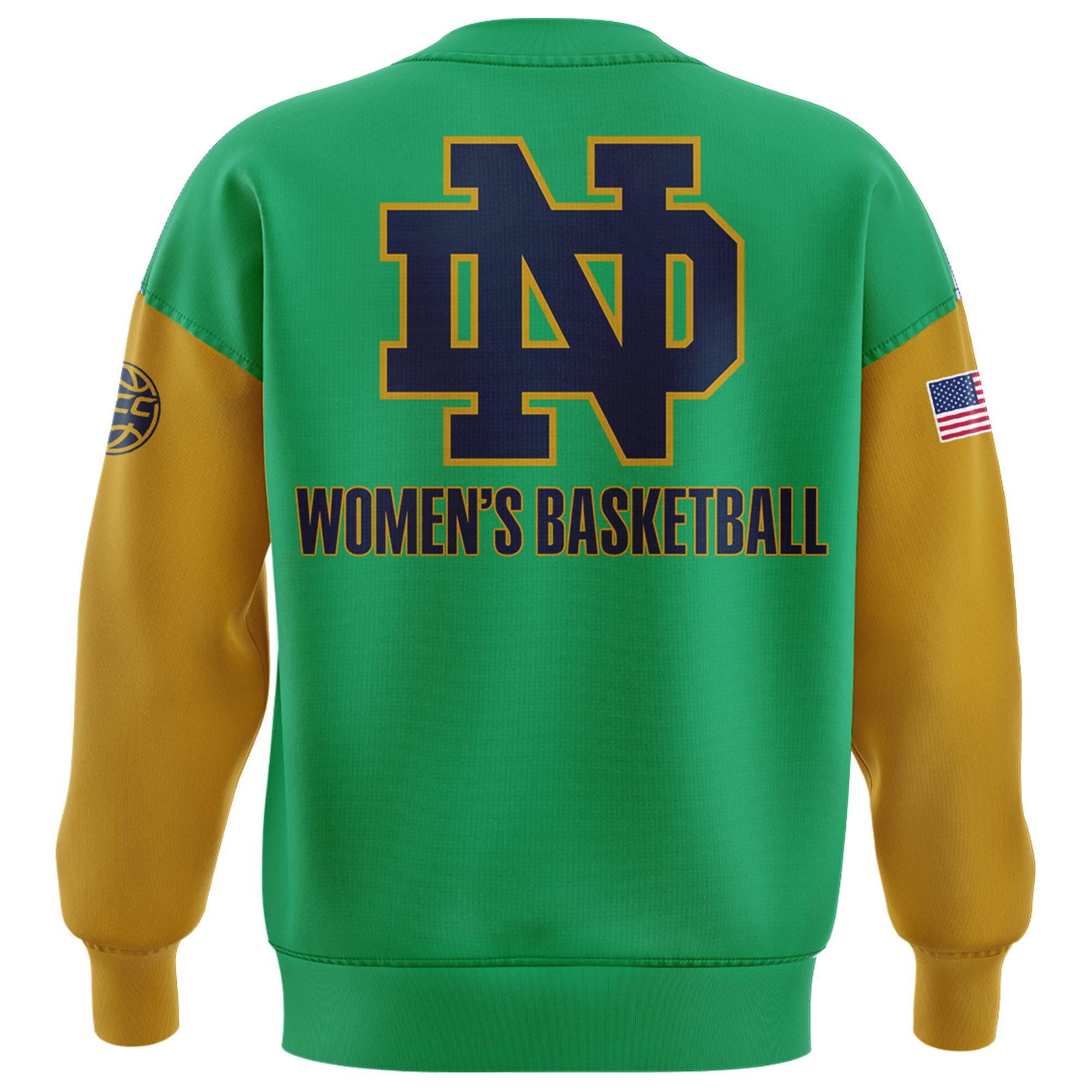Notre-Dame-Women-Basketball-2024-Fan-Sweatshirt-BCT1016-2