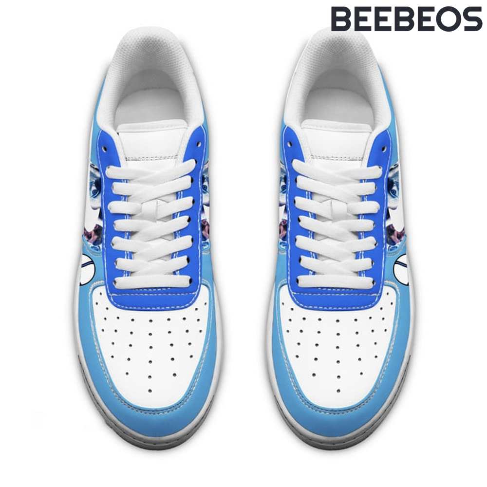 Novak Djokovic Blue Signature Air Force 1 Shoes