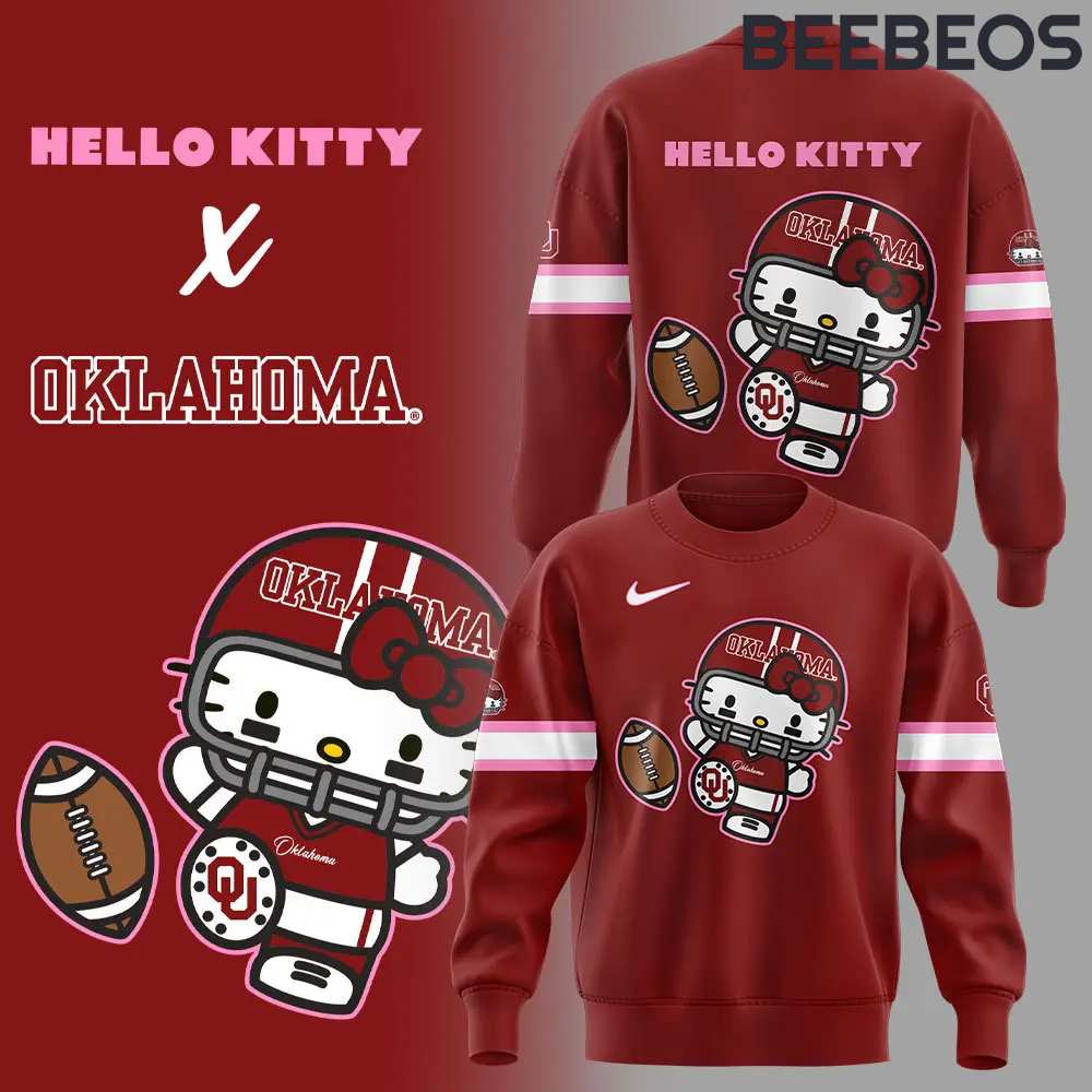 Oklahoma Sooners x Hello Kitty Limited Edition Sweatshirt Oklahoma Sooners x Hello Kitty Limited Edition Sweatshirt