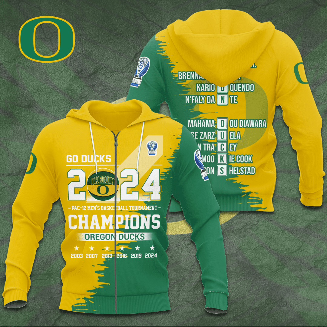 Oregon-Ducks-Basketball-Unisex-T-Shirt-ODC1011-2 Oregon Ducks Basketball Unisex Zip Hoodie ODC1025