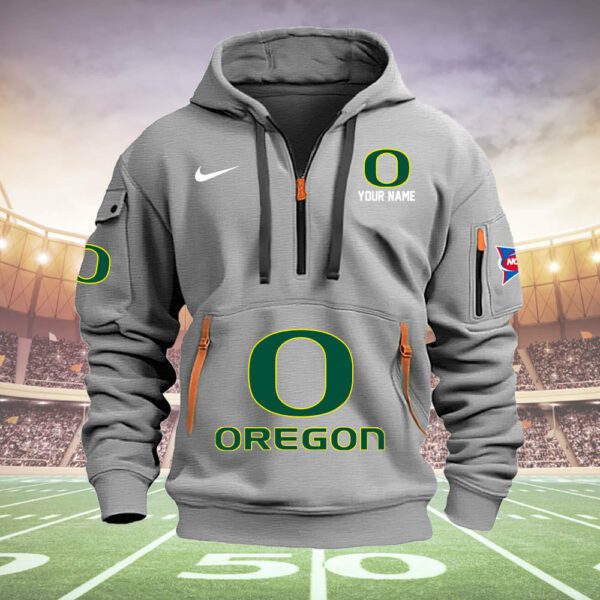 Oregon-Ducks-Quarter-Zip-Hoodie-NCAA2047-7