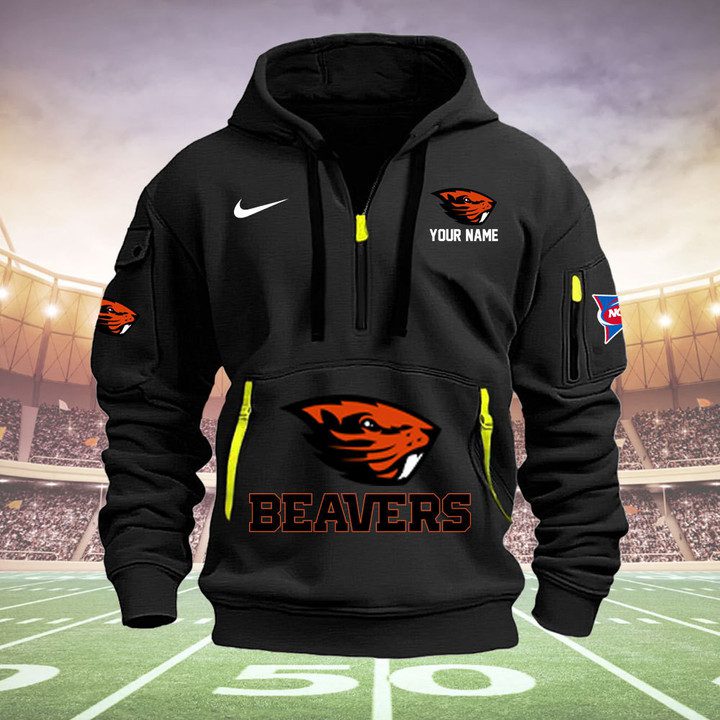 Oregon-State-Beavers-Quarter-Zip-Hoodie-NCAA2023 Oregon State Beavers Quarter Zip Hoodie NCAA2023
