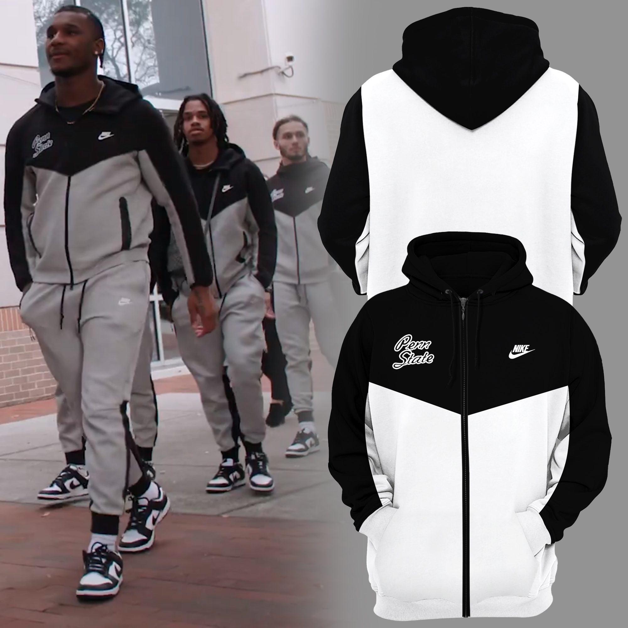 Penn-State-Womens-Volleyball-Zip-Hoodie-For-Fans-2024-FZH1022 Penn State Women's Volleyball Zip Hoodie For Fans 2024 FZH1022