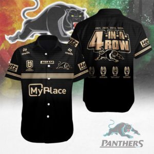 Penrith Panthers Short Sleeve Dress Shirt CGN5113