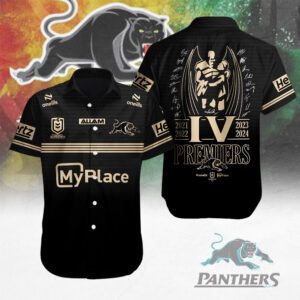 Penrith Panthers Short Sleeve Dress Shirt CGN5286