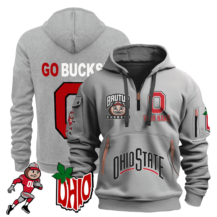 Personalized-Ohio-State-Buckeyes-Quarter-Zip-Hoodie-2