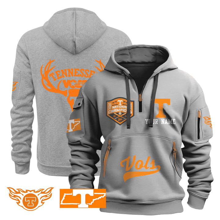 Personalized-Tennessee-Volunteers-Quarter-Zip-Hoodie-2