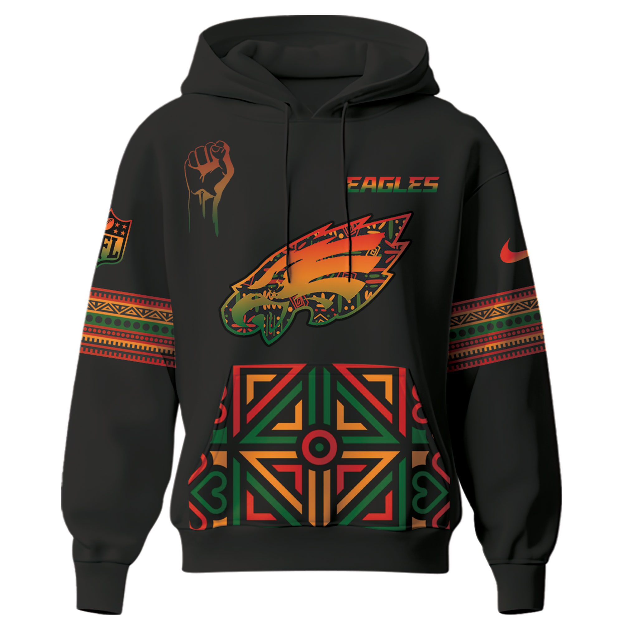Philadelphia-Eagles-NFL-Black-History-Month-Unisex-Hoodie-Set-GHS2025-1