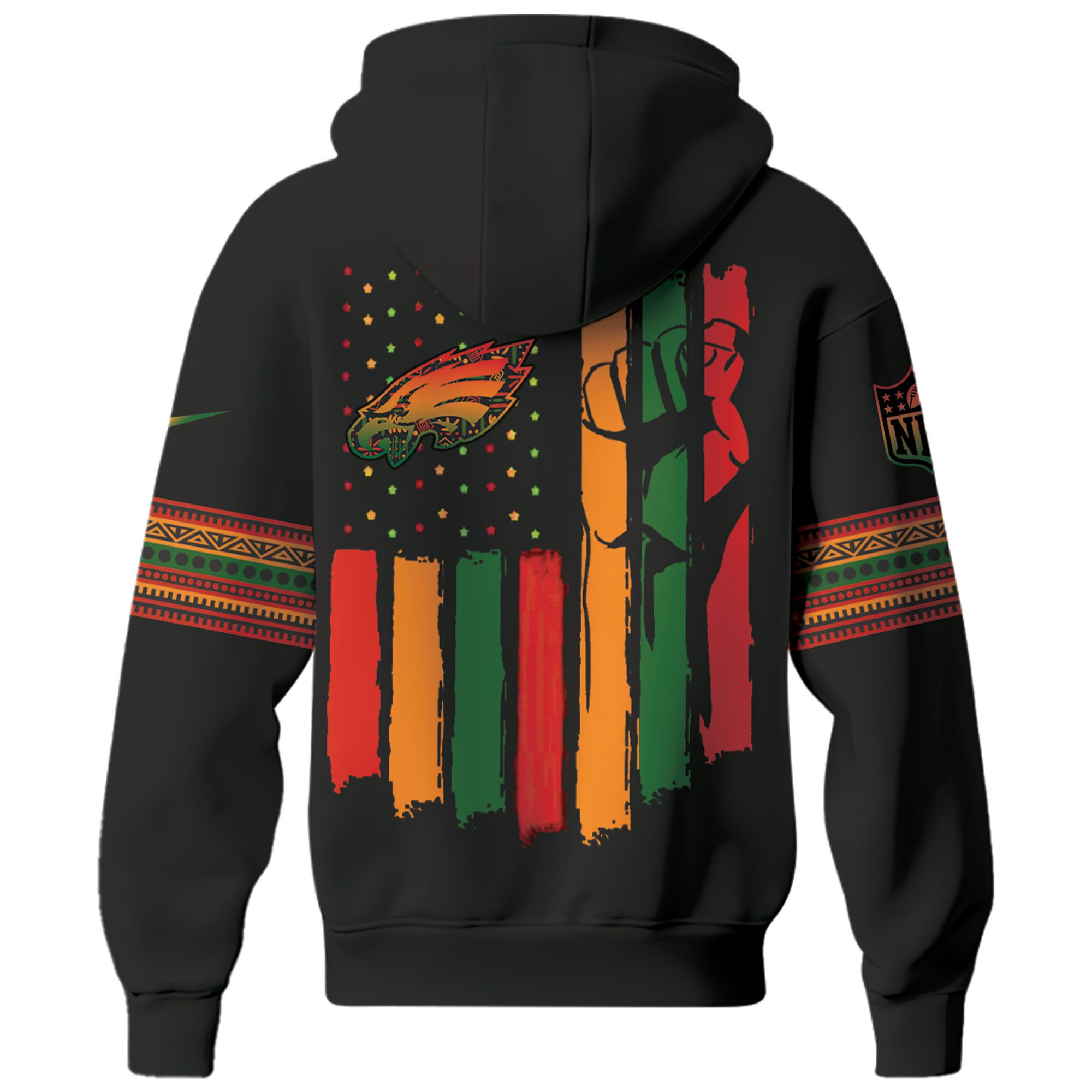 Philadelphia-Eagles-NFL-Black-History-Month-Unisex-Hoodie-Set-GHS2025-2