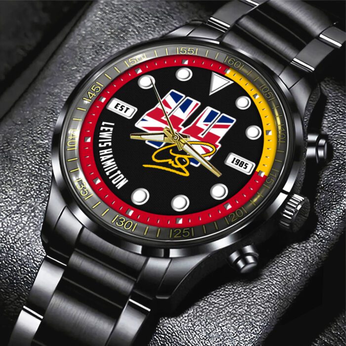 Scuderia Ferrari x Lewis Hamilton Black Stainless Steel Watch CGN5118