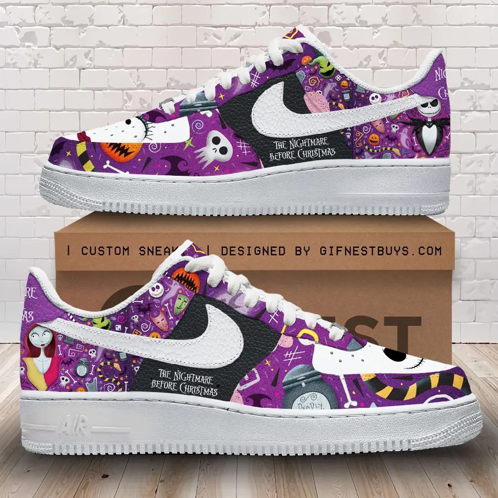 The Nightmare Before Christmas Air Force 1 Sneaker GNC1112 The Nightmare Before Christmas Air Force 1 Sneaker GNC1112