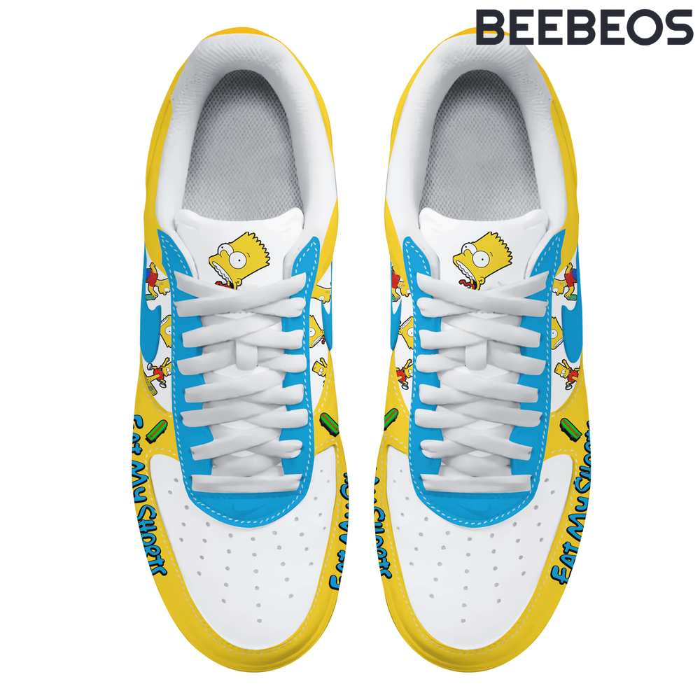 The Simpsons Bart Eat My Shorts Air Force 1 Shoes