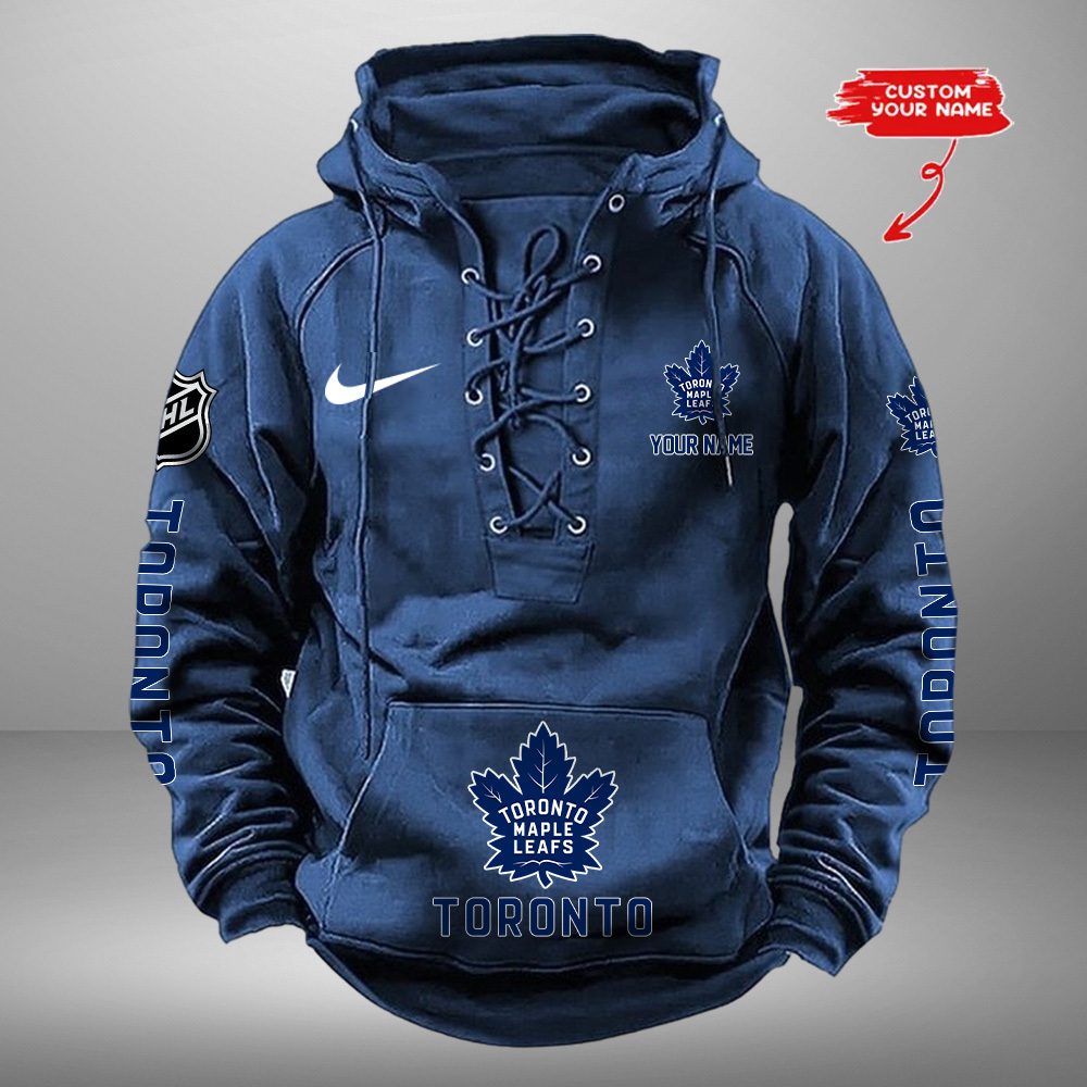 Toronto-Maple-Leafs-NHL-Swoosh-Hooded-Lace-Up-Retro-Vintage-Hoodie-Custom-Name-1