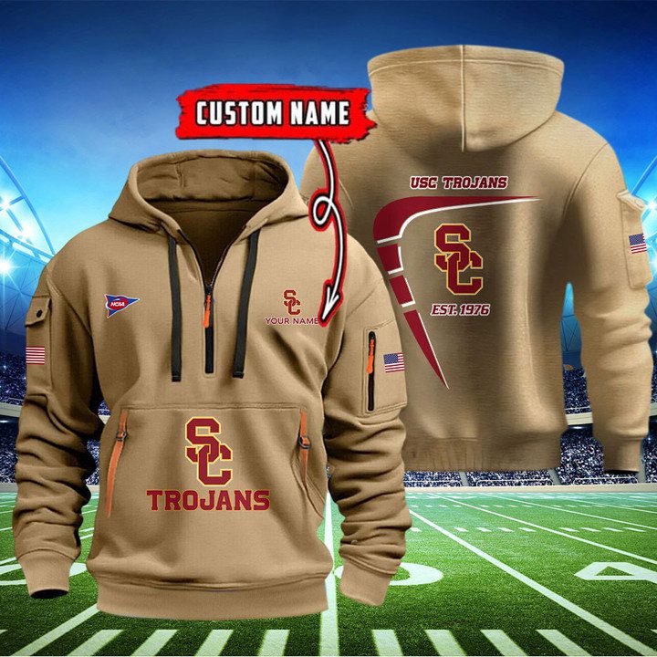 USC-Trojans-Quarter-Zip-Hoodie-NCAA2107-1