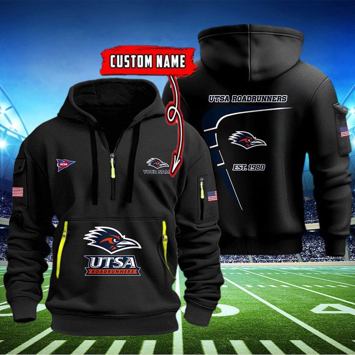 UTSA-Roadrunners-Quarter-Zip-Hoodie-NCAA2113 UTSA Roadrunners Quarter Zip Hoodie NCAA2113
