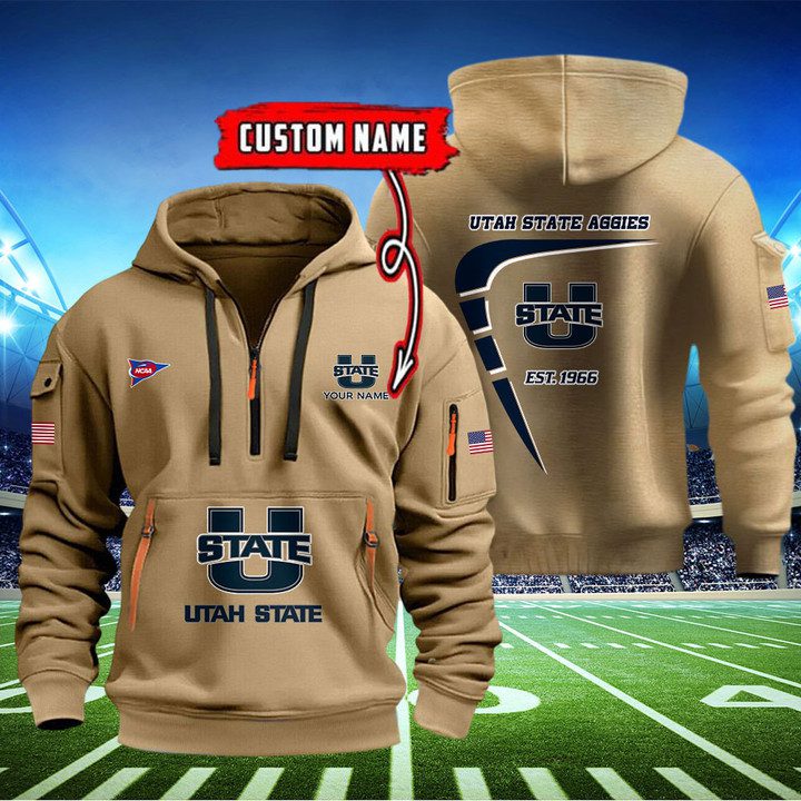 Utah-State-Aggies-Quarter-Zip-Hoodie-NCAA2097-1