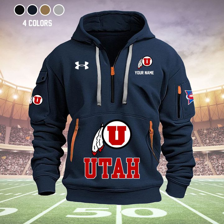 Utah-State-Aggies-Quarter-Zip-Hoodie-NCAA2106-1